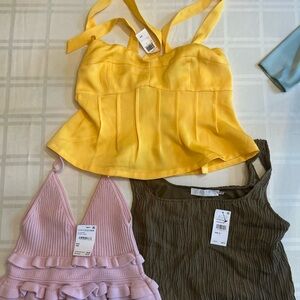 Yellow Sleeveless Top